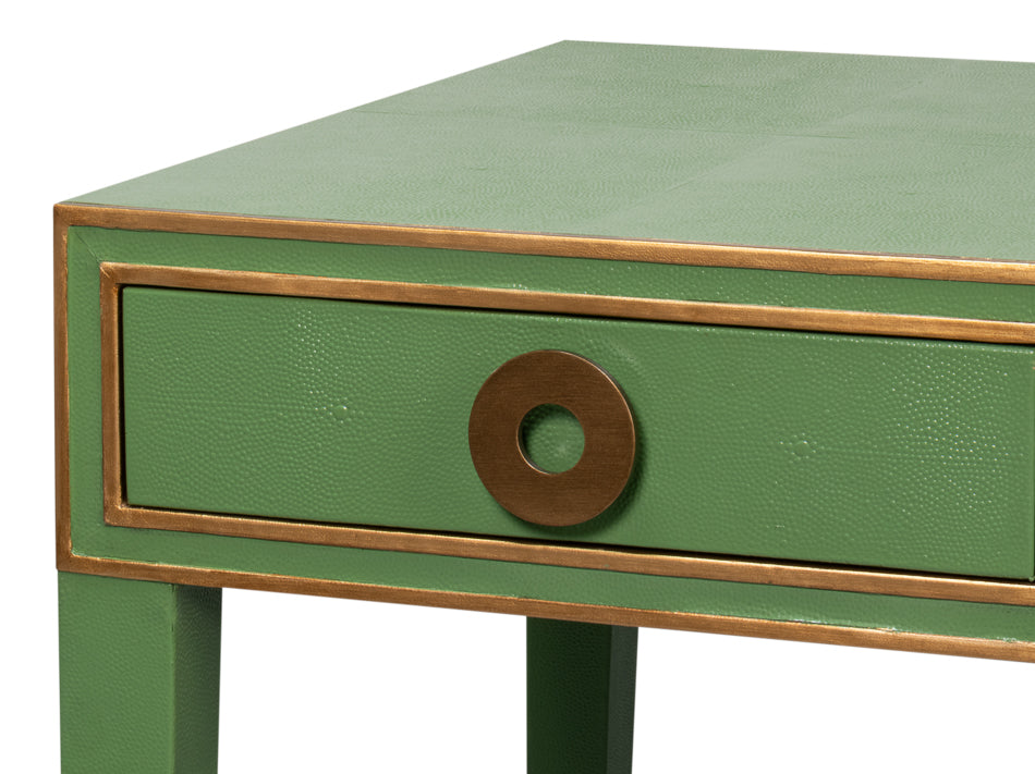 Gabriella Shagreen Desk/Table,Watercress by Sarreid Ltd - view 12
