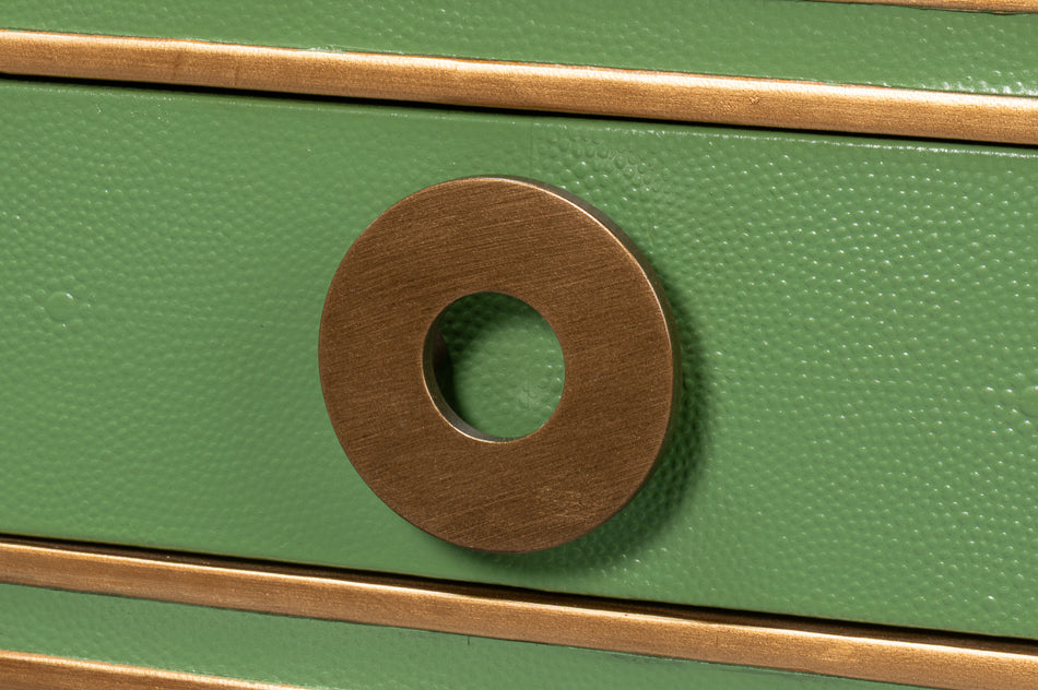 Gabriella Shagreen Desk/Table,Watercress by Sarreid Ltd - view 6