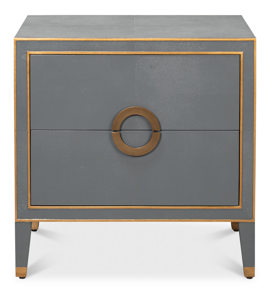 Gabriella Nightstand, Quiet Shade by Sarreid Ltd - view 2