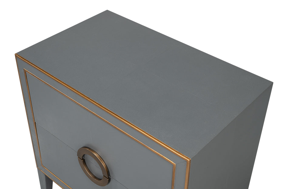 Gabriella Nightstand, Quiet Shade by Sarreid Ltd - view 4