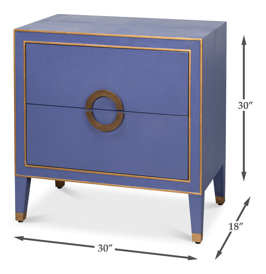 Gabriella Nightstand, Marlin by Sarreid Ltd - view 7