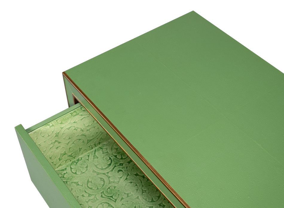 Gabriella Nightstand, Watercress by Sarreid Ltd - view 5