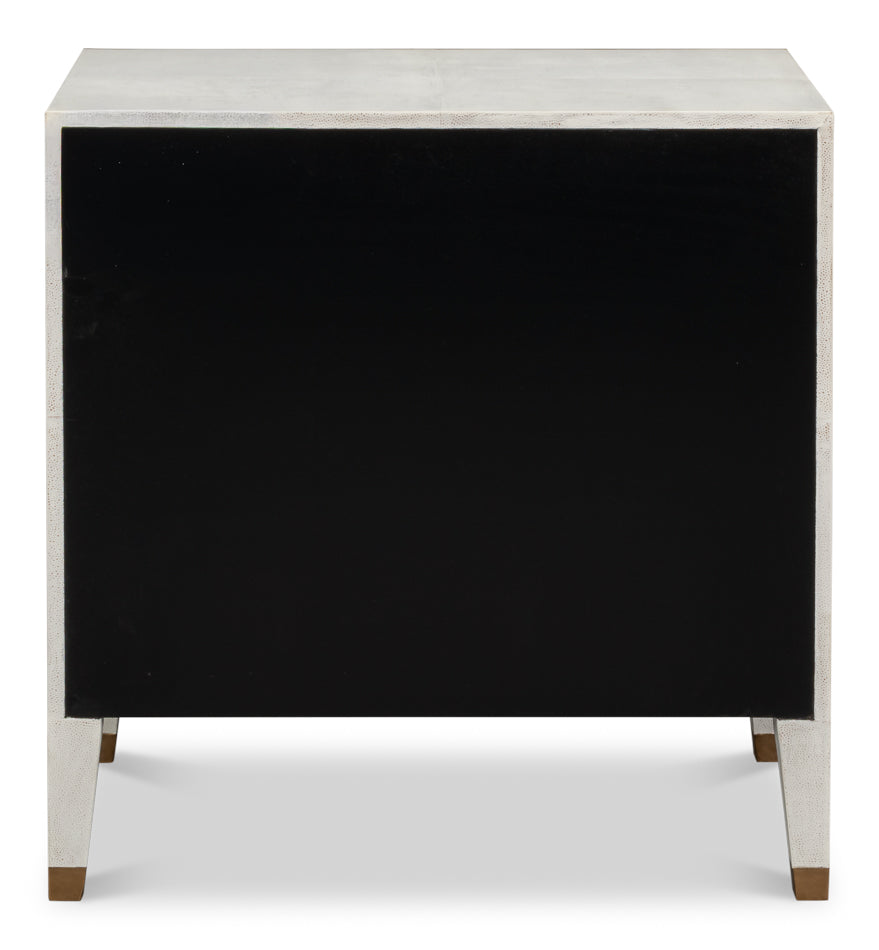 Gabriella Night Stand, Osprey White by Sarreid Ltd - view 8