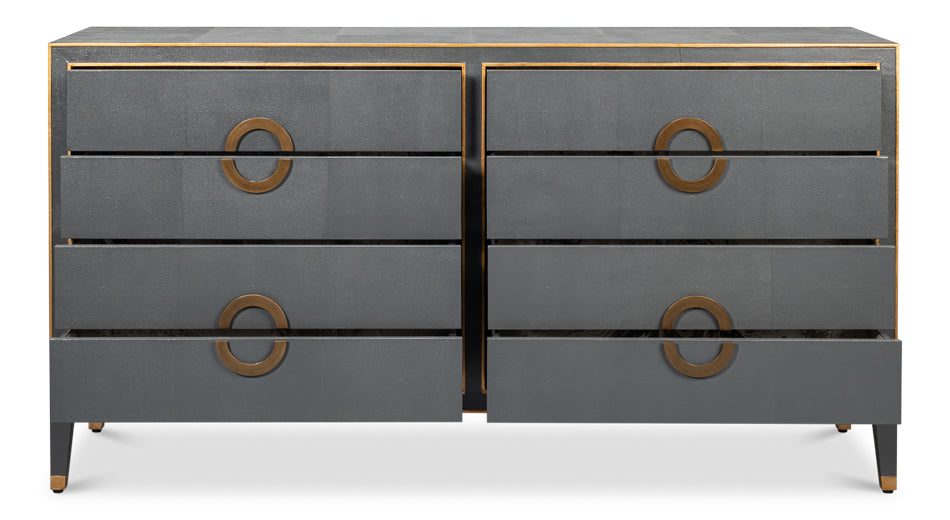 Gabriella Chest Of Drawers, Quiet Shade by Sarreid Ltd - view 3