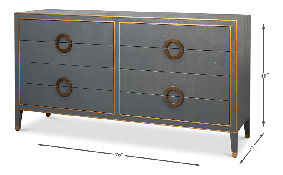 Gabriella Chest Of Drawers, Quiet Shade by Sarreid Ltd - view 7