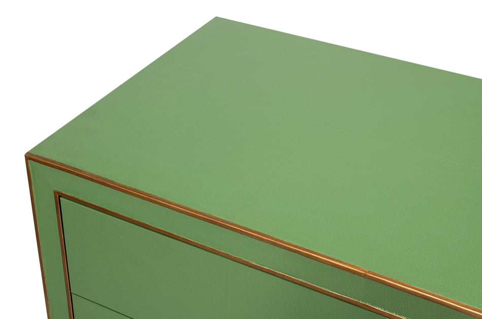 Gabriella Chest Of Drawers, Watercress by Sarreid Ltd - view 4