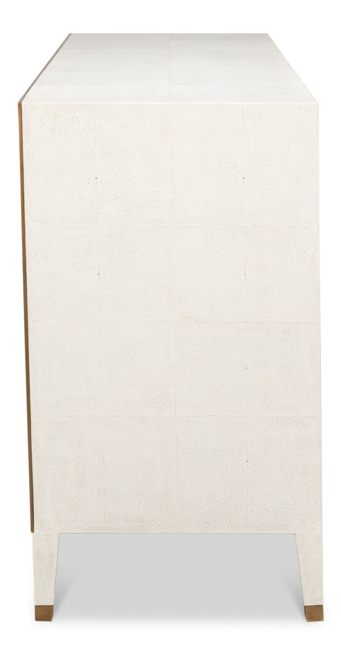 Gabriella Chest Of Drawers, Osprey White by Sarreid Ltd - view 9