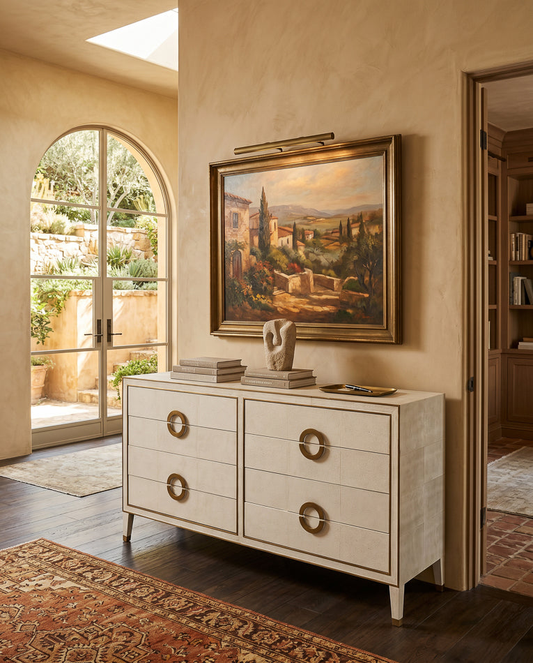 Gabriella Chest Of Drawers, Osprey White by Sarreid Ltd - view 12