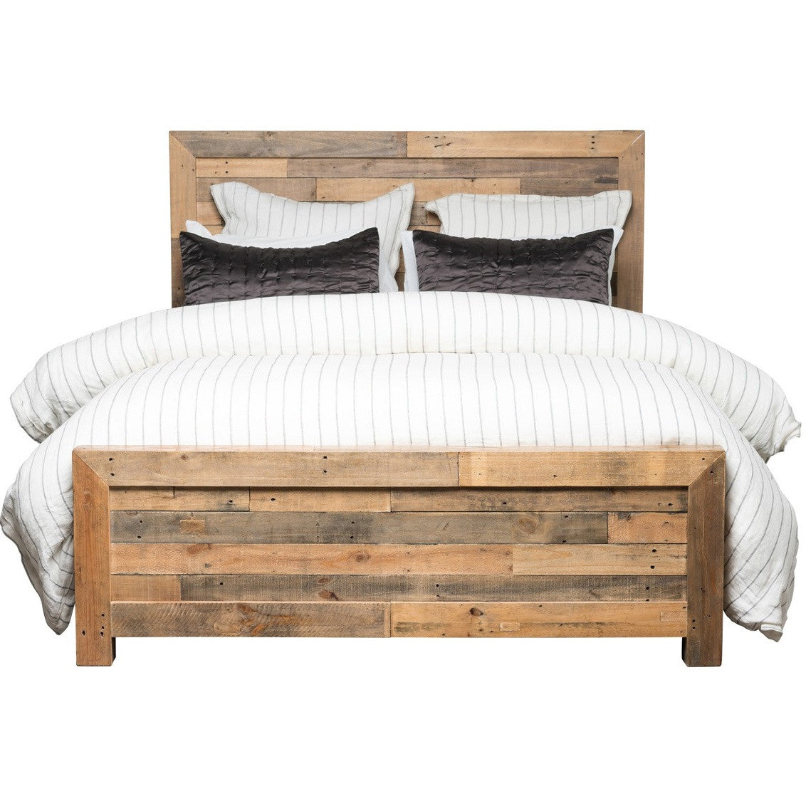 Angora Natural Reclaimed Wood California King Platform Bed