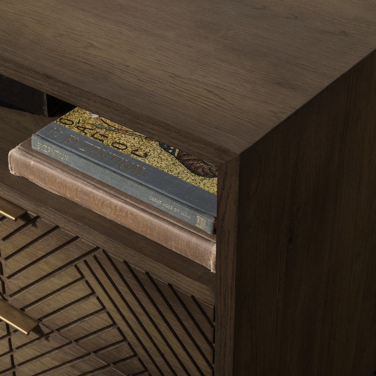 Santa Clara Solid Wood 2Dwr Nightstand