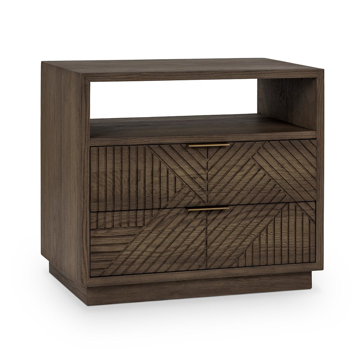 Santa Clara Solid Wood 2Dwr Nightstand