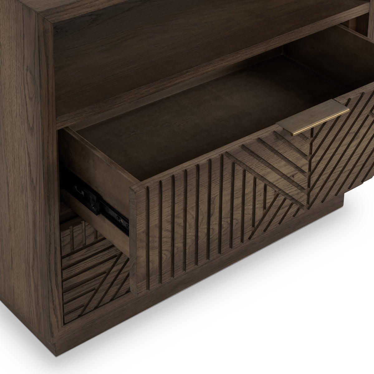 Santa Clara Solid Wood 2Dwr Nightstand