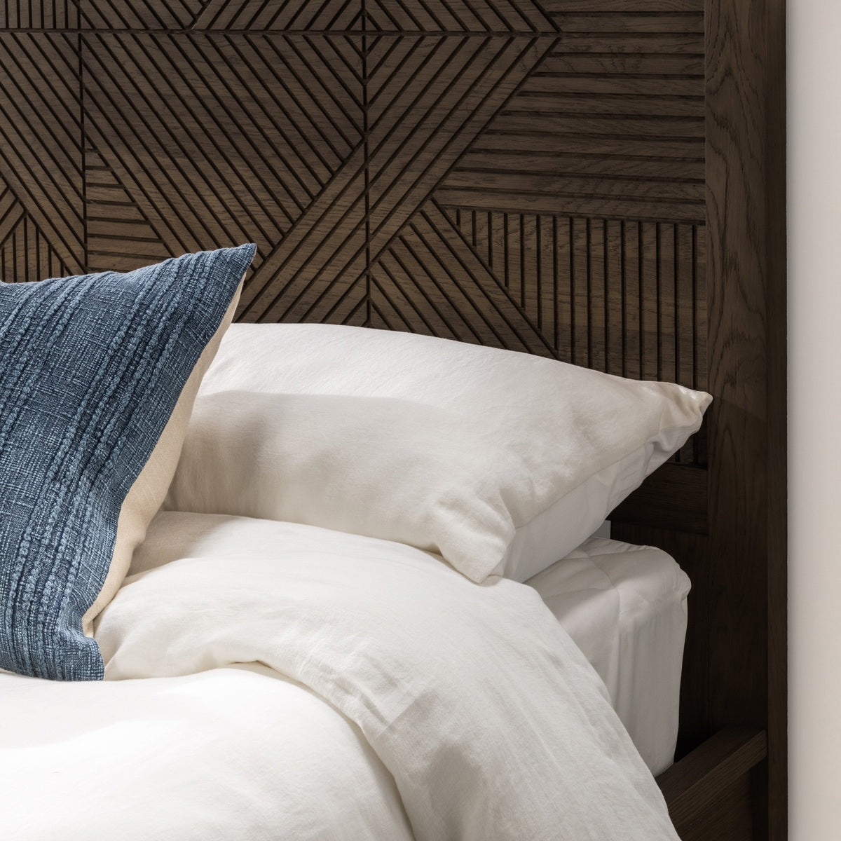 Santa Clara Solid Wood Bed - Toasted Brown