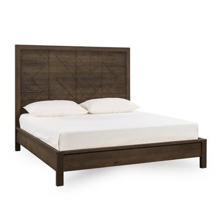 Santa Clara Solid Wood Bed - Toasted Brown