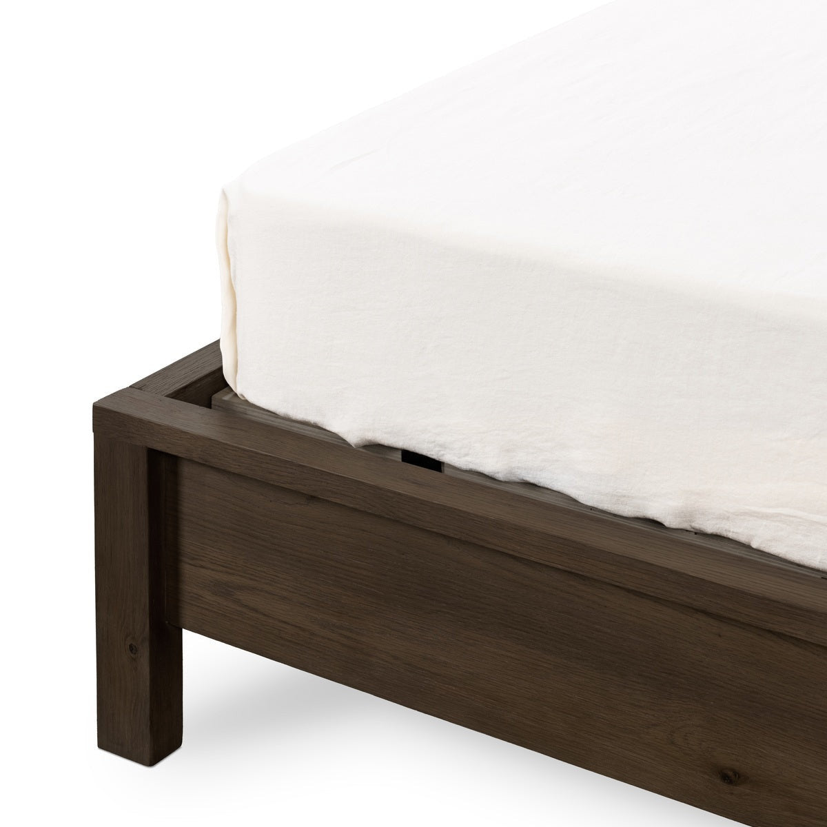 Santa Clara Solid Wood Bed - Toasted Brown