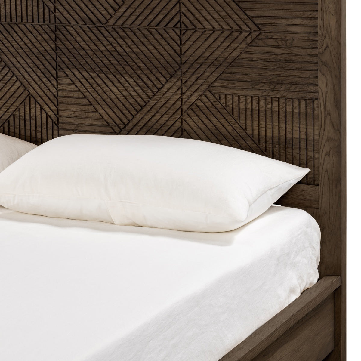 Santa Clara Solid Wood Bed - Toasted Brown