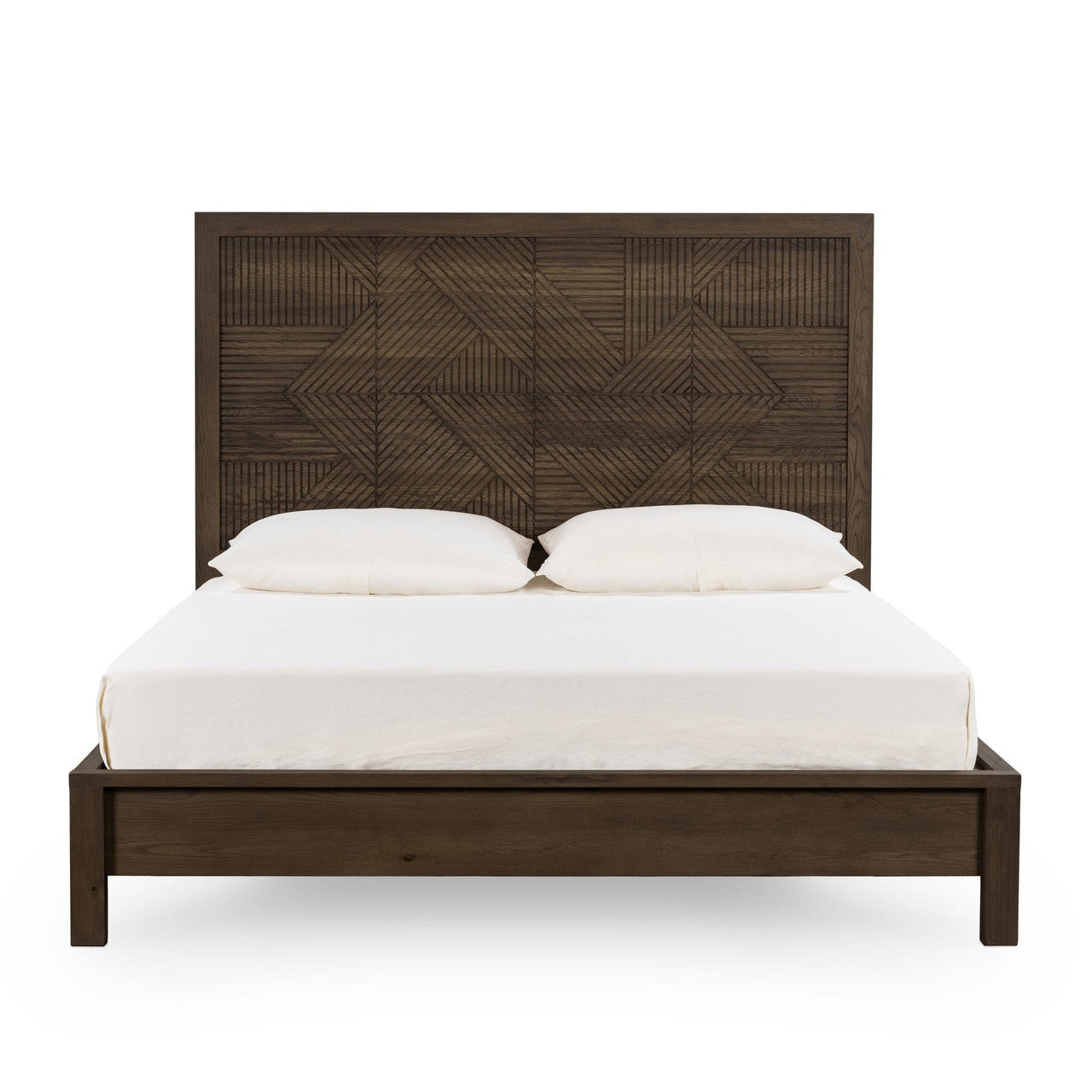 Santa Clara Solid Wood Bed - Toasted Brown - Queen