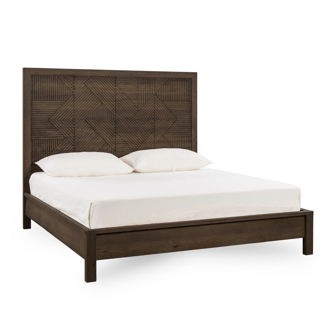 Santa Clara Solid Wood Bed - Toasted Brown - California King