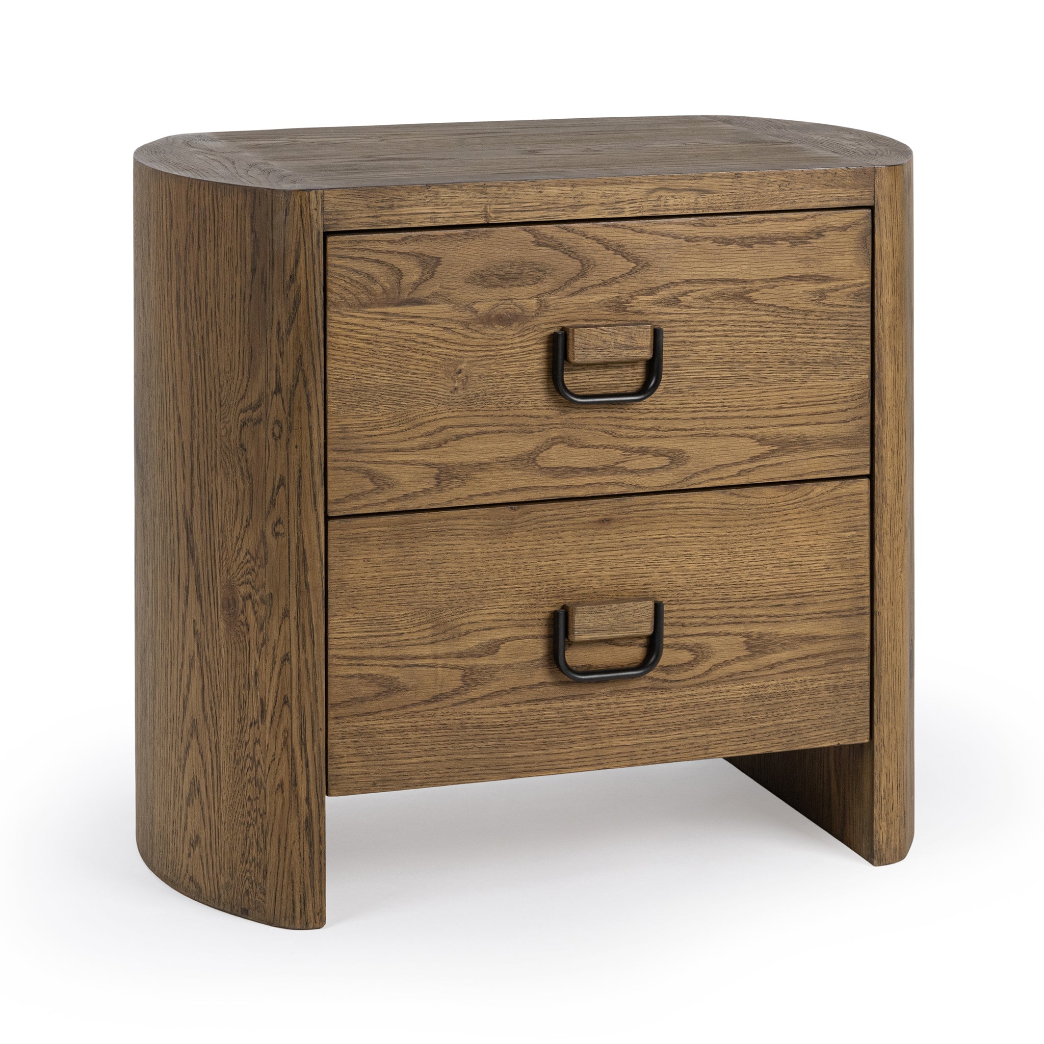 Kyrie 2 Drawer Nightstand - Tawny Brown