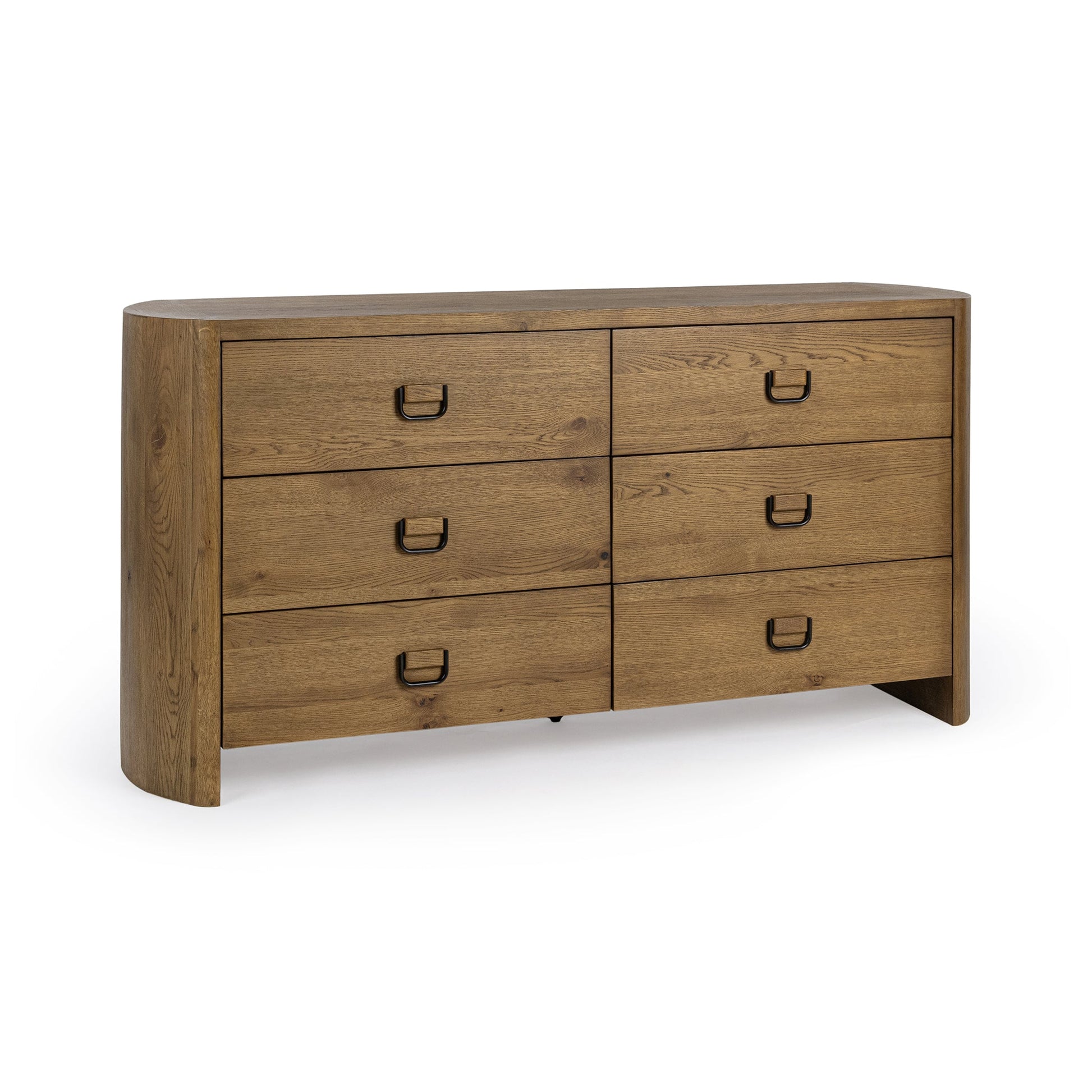 Kyrie 6 Drawer Dresser - Tawny Brown