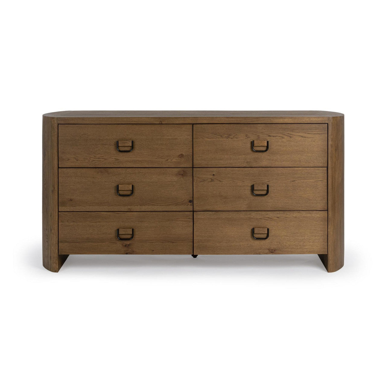 Kyrie Tawny Brown 6 Drawer Dresser 72"