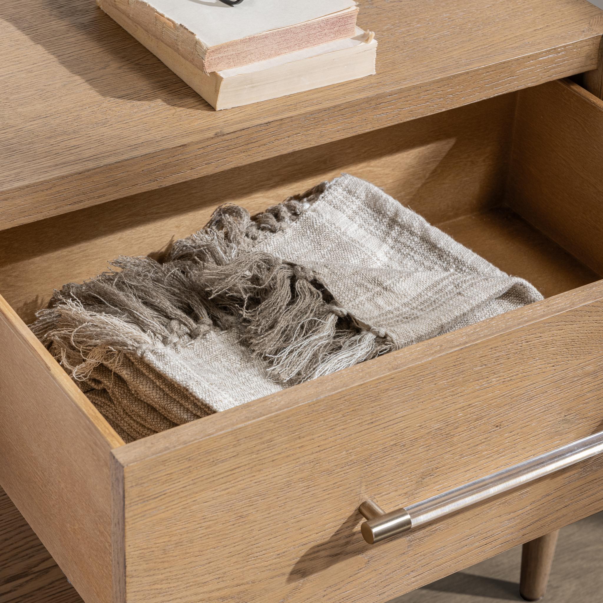 Alisen 2 Drawer Nightstand - Napa Grove