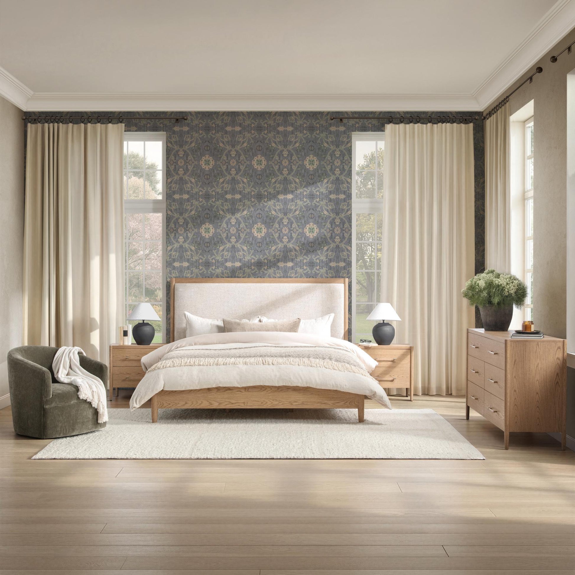 Alisen Queen Bed - Napa Grove