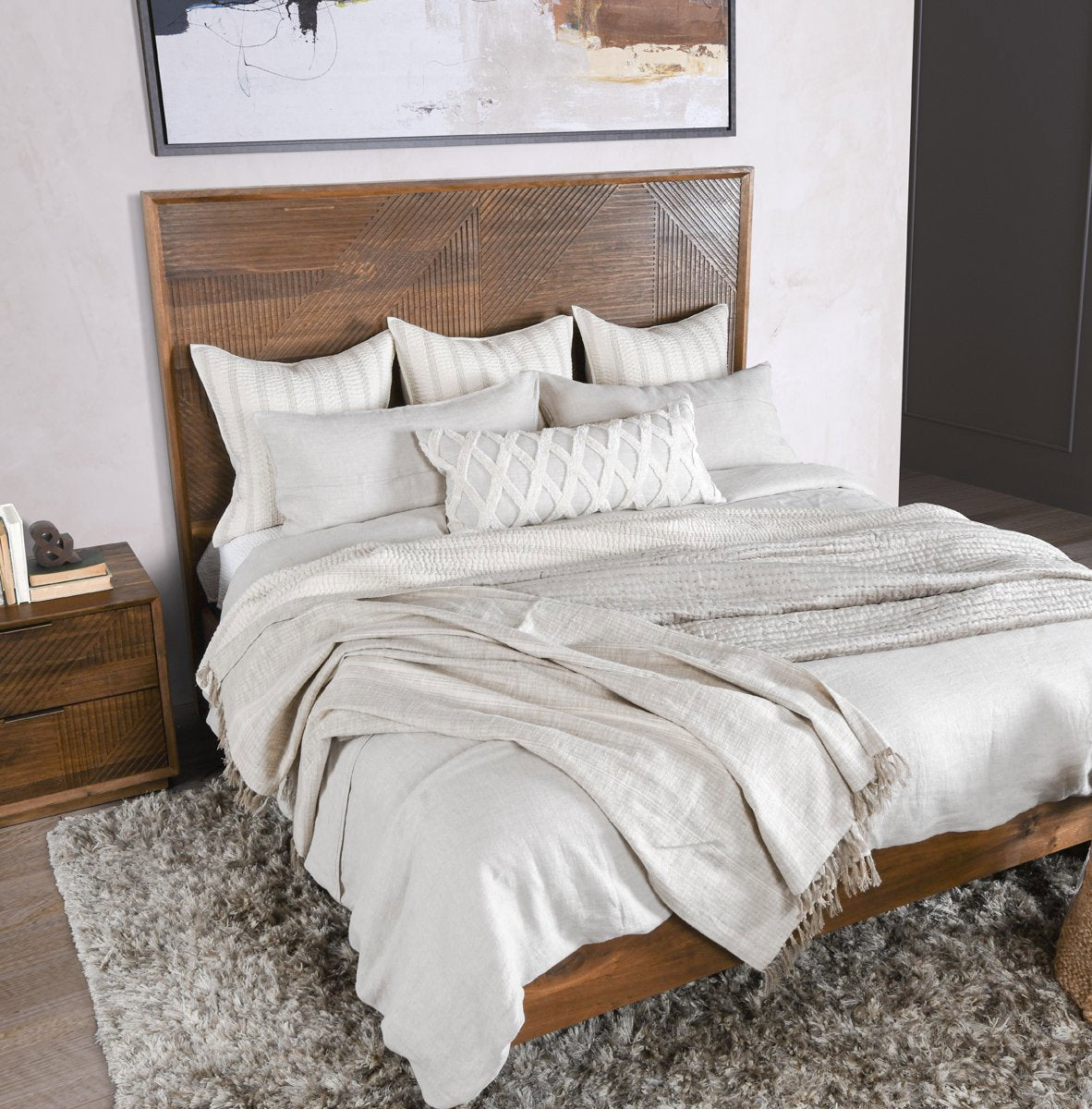 Santa Barbara Bed - Honey - Queen
