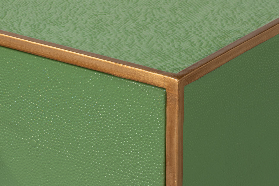 Gideon Shagreen Console, Watercress by Sarreid Ltd - view 11