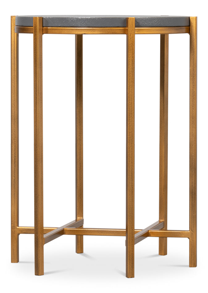 Spence Side Table, Quiet Shade by Sarreid Ltd - view 9