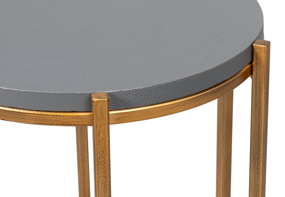 Spence Side Table, Quiet Shade by Sarreid Ltd - view 10
