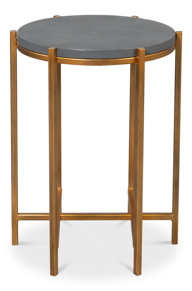 Spence Side Table, Quiet Shade by Sarreid Ltd - view 2