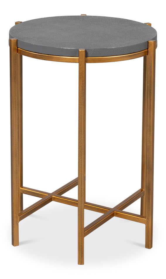 Spence Side Table, Quiet Shade by Sarreid Ltd - view 3