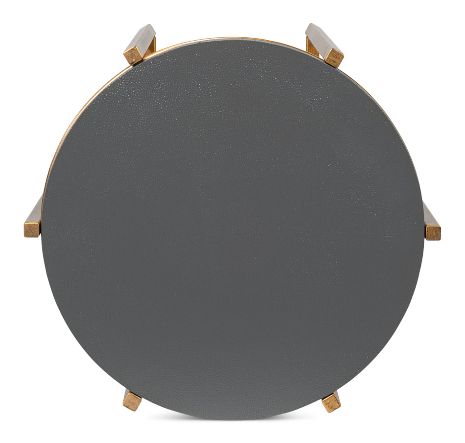 Spence Side Table, Quiet Shade by Sarreid Ltd - view 5
