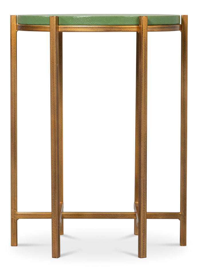 Spence Side Table, Watercress by Sarreid Ltd - view 8
