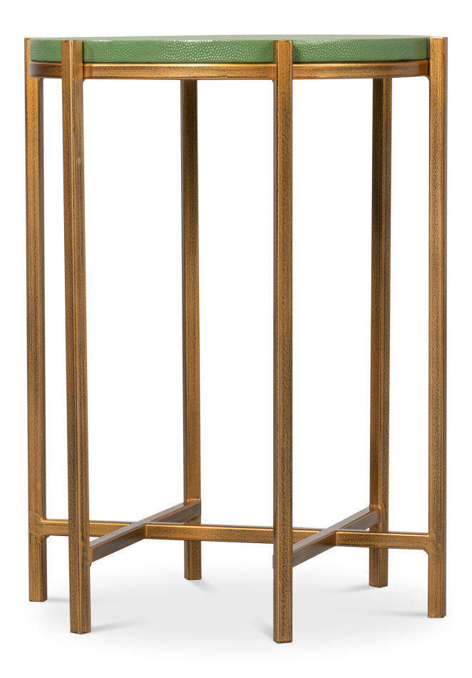 Spence Side Table, Watercress by Sarreid Ltd - view 9