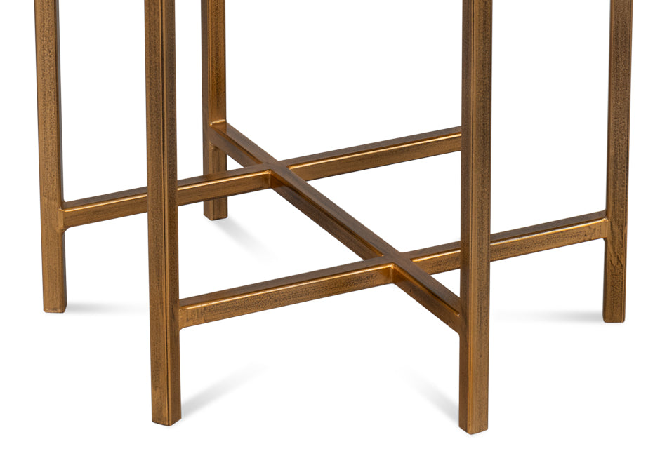 Spence Side Table, Watercress by Sarreid Ltd - view 11