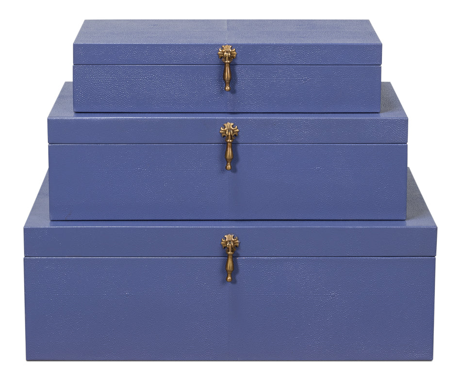 Cosmos Nesting Boxes,S/3 Marlin by Sarreid Ltd - view 2