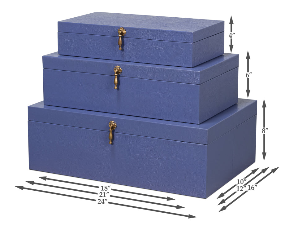 Cosmos Nesting Boxes,S/3 Marlin by Sarreid Ltd - view 7