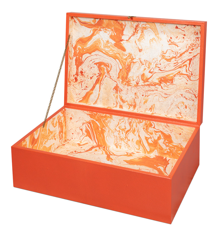 Cosmos Nesting Boxes,S/3 Orangeade by Sarreid Ltd - view 5