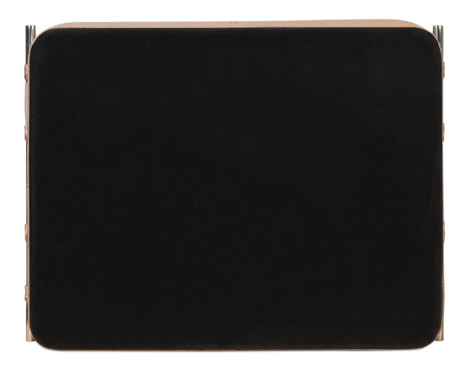 Safari Leather Tray, Mushroom by Sarreid Ltd - view 8