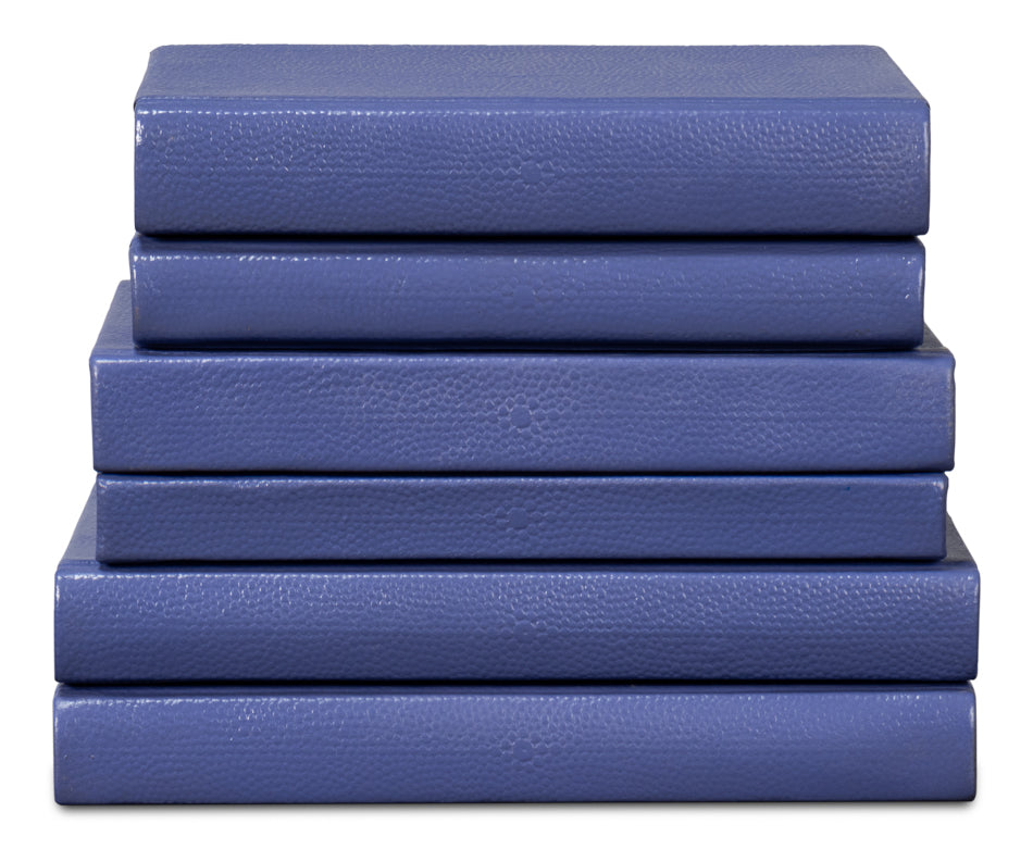 Shagreen Books, Set Of 12, Marlin by Sarreid Ltd - view 8