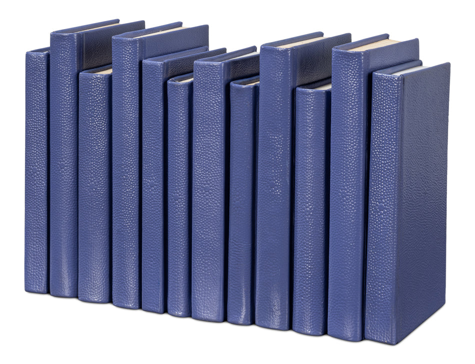 Shagreen Books, Set Of 12, Marlin by Sarreid Ltd - view 3