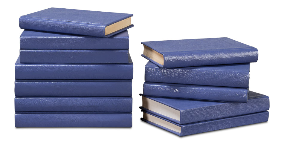 Shagreen Books, Set Of 12, Marlin by Sarreid Ltd - view 4