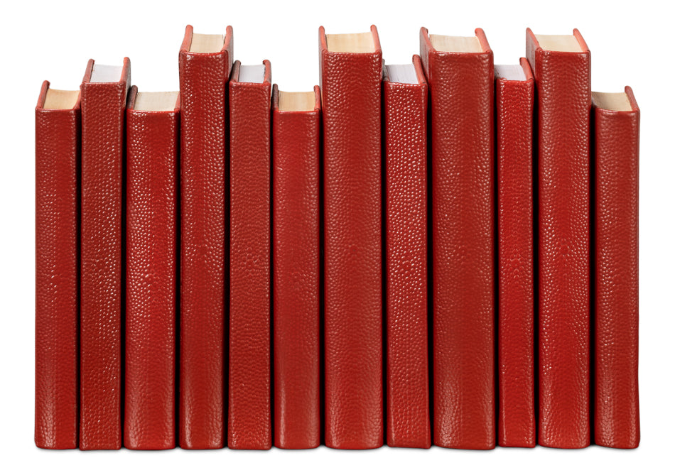 Shagreen Books, Set Of 12, Rooibos Tea by Sarreid Ltd - view 2