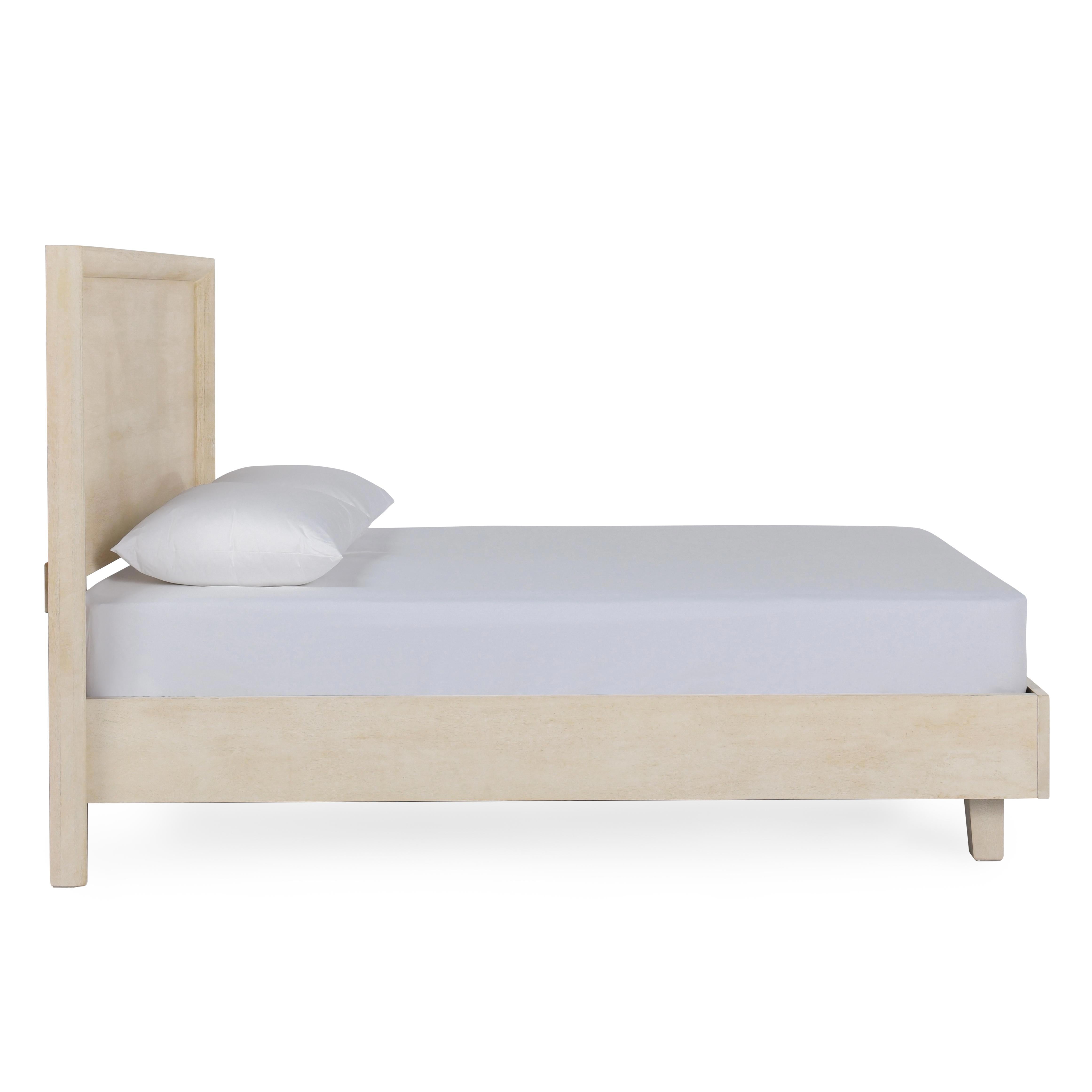 Reece Bed - Seashell White - Eastern King