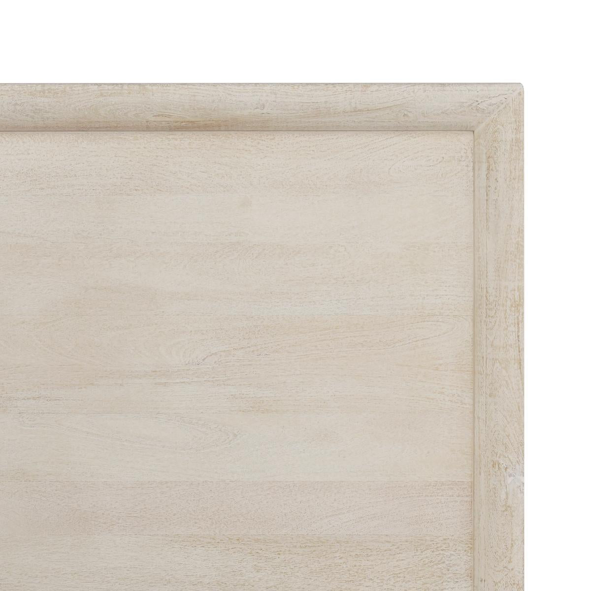 Reece Bed - Seashell White - Eastern King