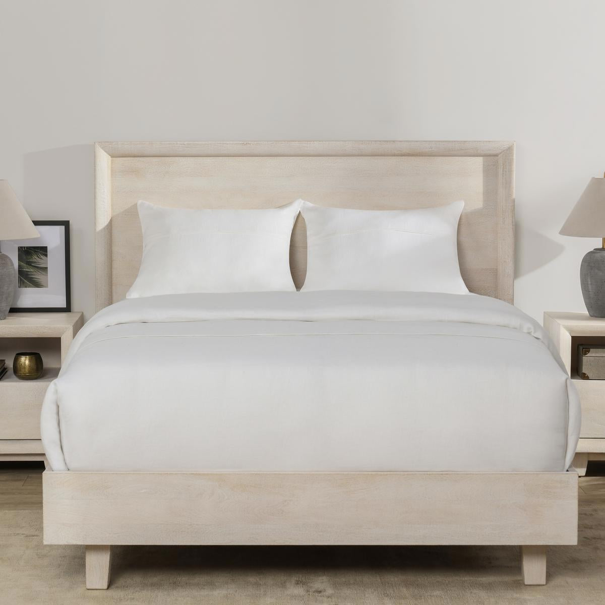 Reece Bed - Seashell White - Eastern King