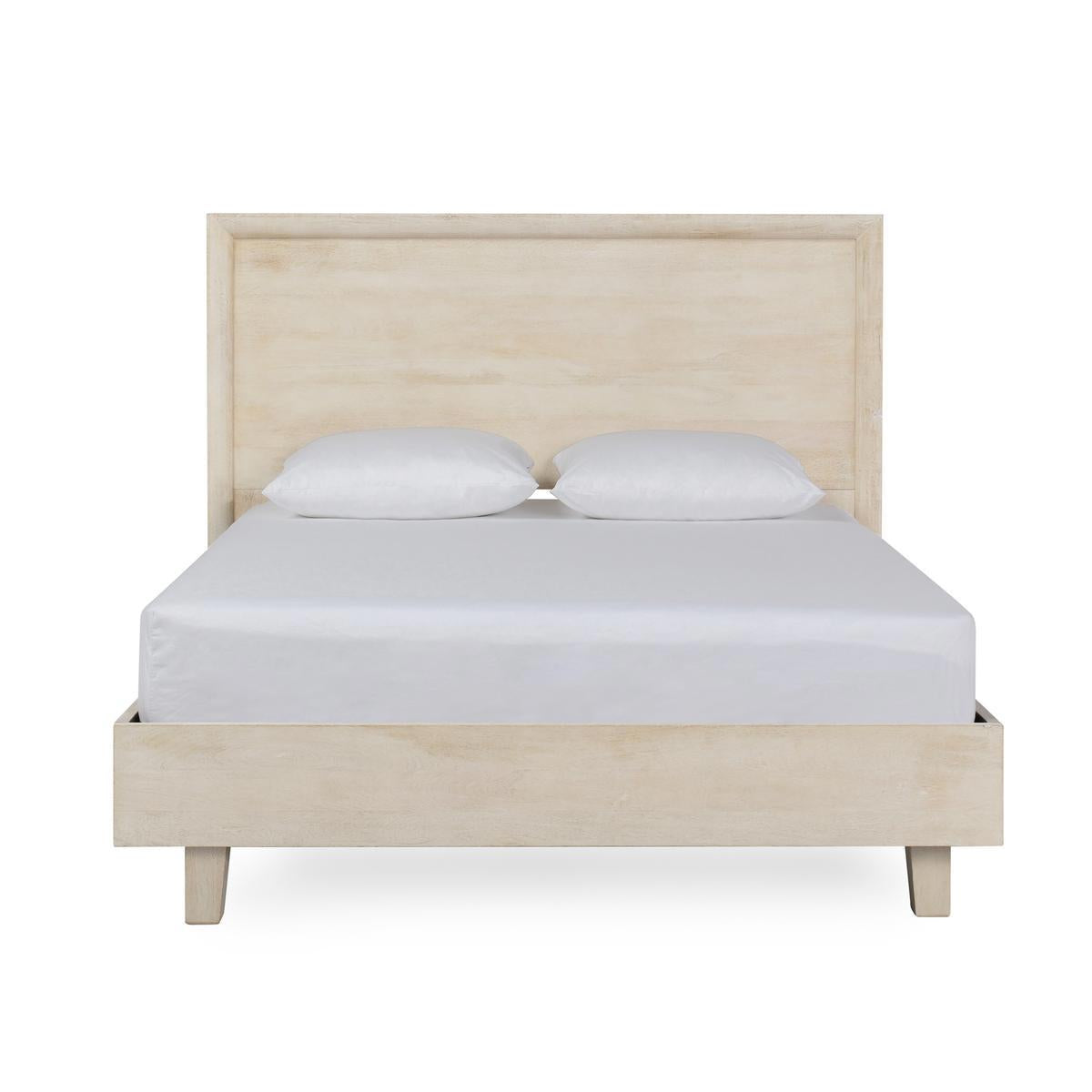 Reece Bed - Seashell White - Eastern King