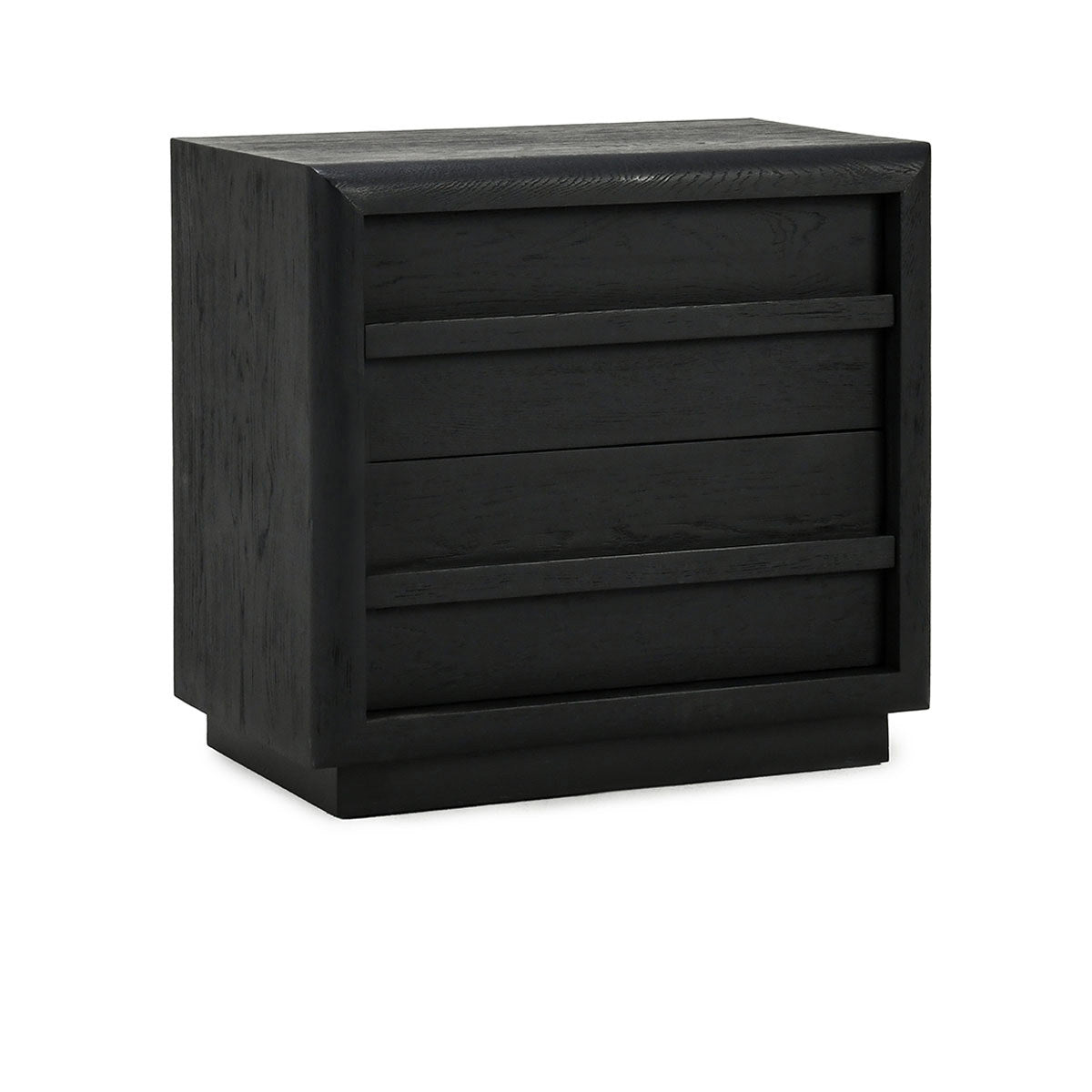 Sedona Solid Wood 2Dwr Nightstand - Black